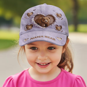 Personalized Mama/Nana Bear Classic Cap