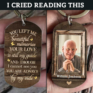 You're Always By My Side - Upload Image, Personalized Keychain
