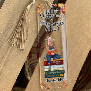 Book Reading Girl-Acrylic Personalized Bookmark