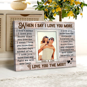 Loving Gift For Couple Custom Couple Photo Gift Ideas-Personalized Canvas Poster