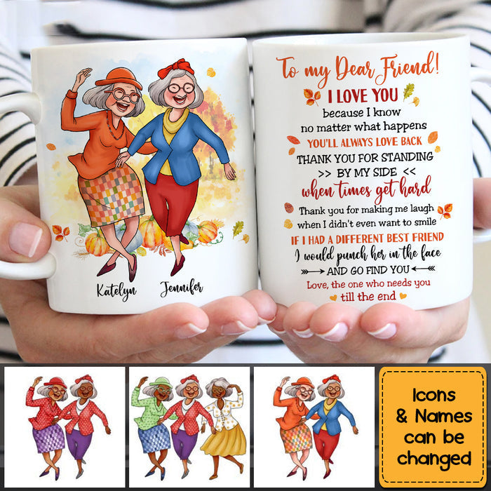 Gift For Friends/Bestie/Sisters/Twins Personalized Mug