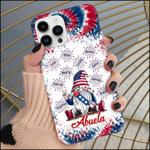 Grandma Firecracker Grandkids Independence Day Personalized Phone Case