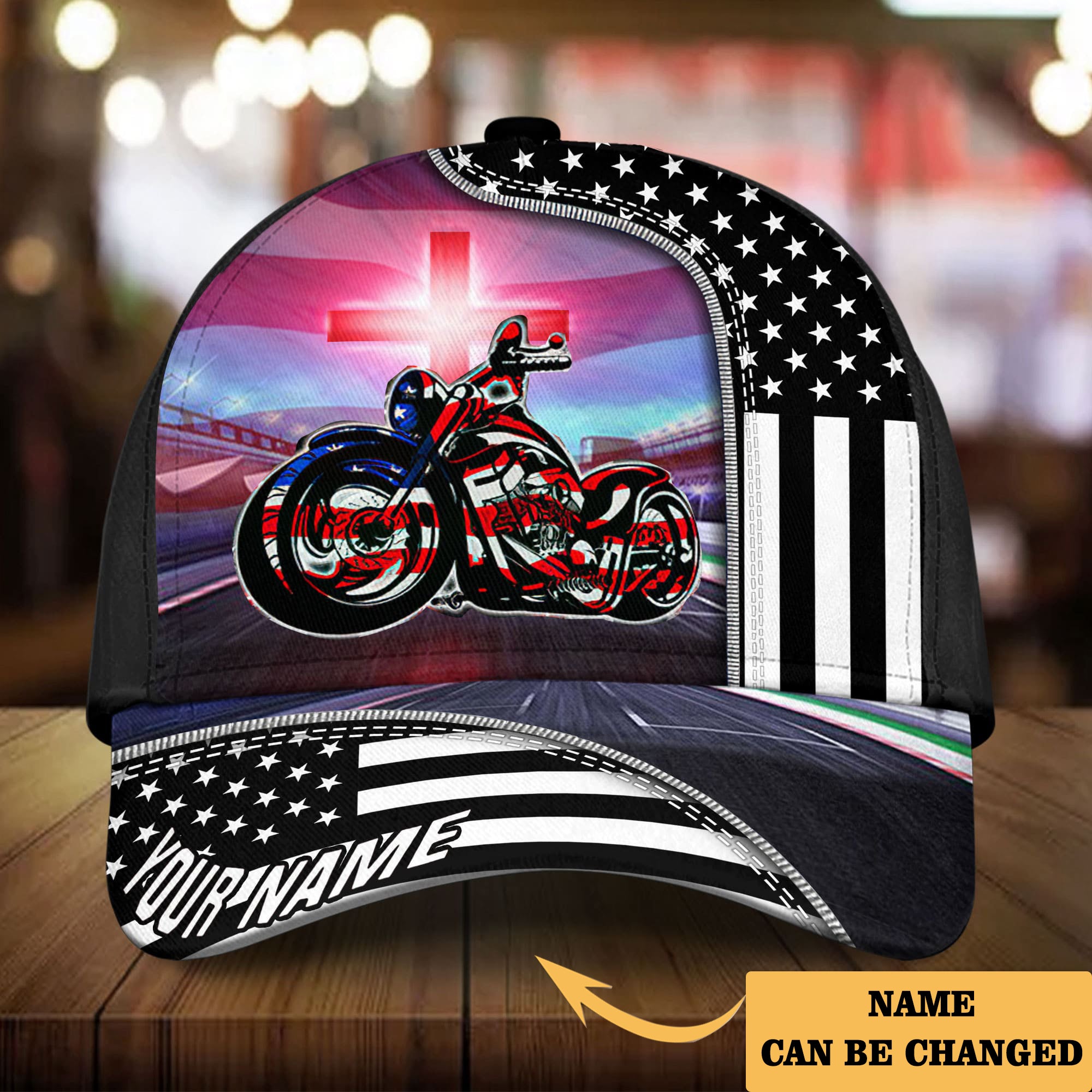 Personalized Racing Motorcycle Cap