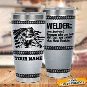 Personalized Custom Welder Tumbler Gift For Welder