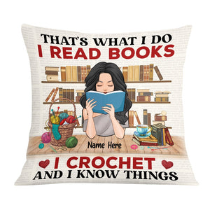 Personalized Love Book Crochet Pillow JR38 24O57