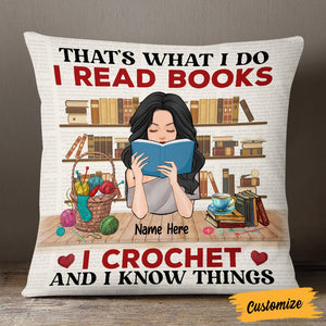 Personalized Love Book Crochet Pillow JR38 24O57