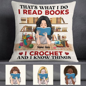 Personalized Love Book Crochet Pillow JR38 24O57