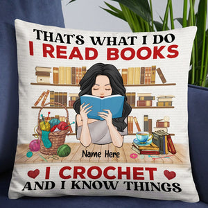 Personalized Love Book Crochet Pillow JR38 24O57
