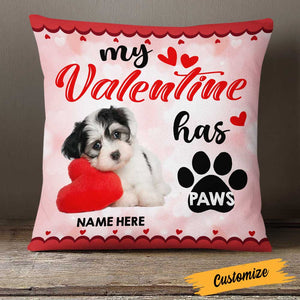 Personalized Dog Valentine Photo Pillow JR74 26O23