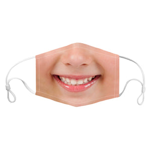Custom Smiling Mouth Mask - Personalized Mask