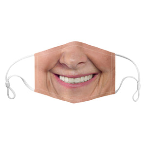 Custom Smiling Mouth Mask - Personalized Mask