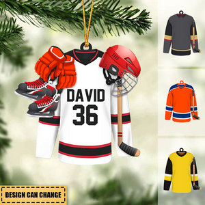 Hockey Essentials - Personalized Acrylic Ornament