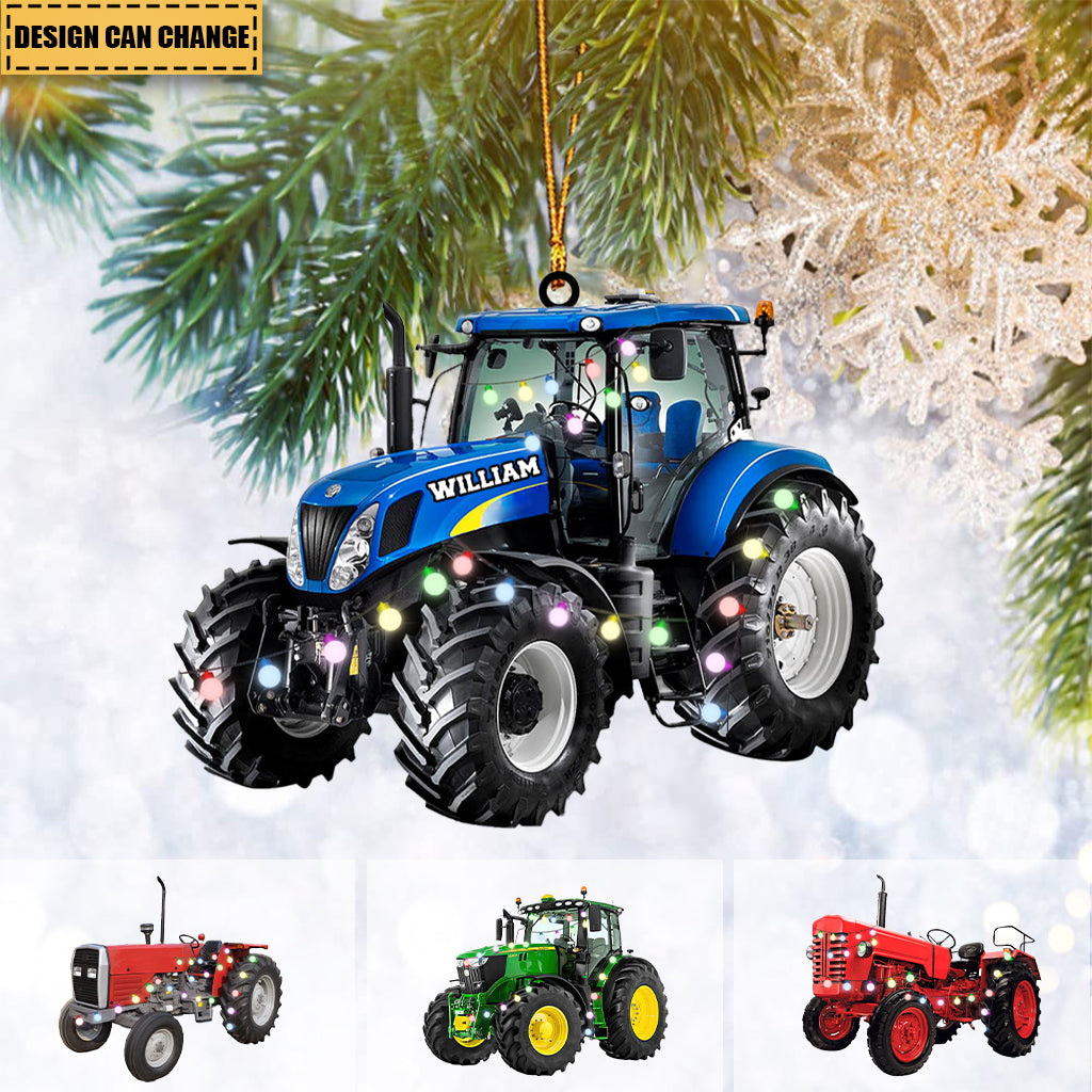 Tractor Christmas Ornament - Christmas Gift For Farmer