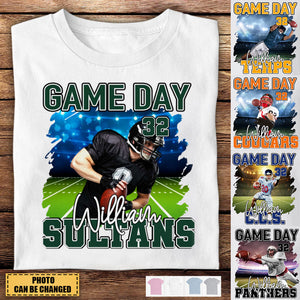 American Football Game Day Personalized Shirt Custom Team Name - Gift For Football Lover