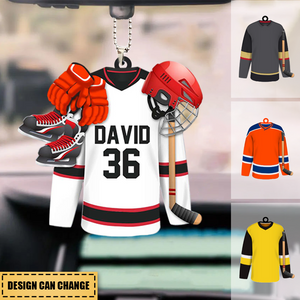 Hockey Essentials - Personalized Acrylic Ornament