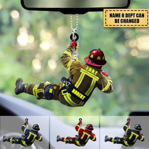 2023 New Release Personalized Firefighter Two Sided hanging Ornament