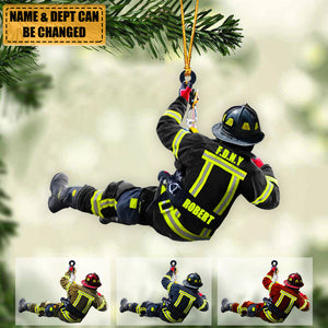 2022 New Release Personalized Firefighter Christmas Two Sided Ornament