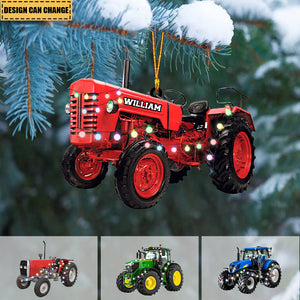 Tractor Christmas Ornament - Christmas Gift For Farmer