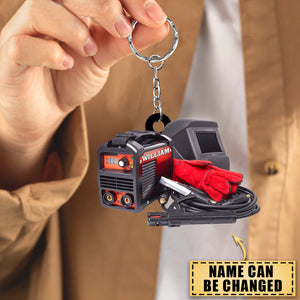 Personalized Welder Equipment-Personalized Keychain