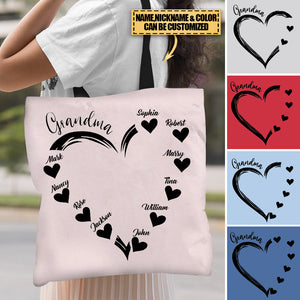 Grandma/Gigi/Nana... and Grandkids, Best Gifts For Mother's Day Tote Bag-Originals From PODSSK