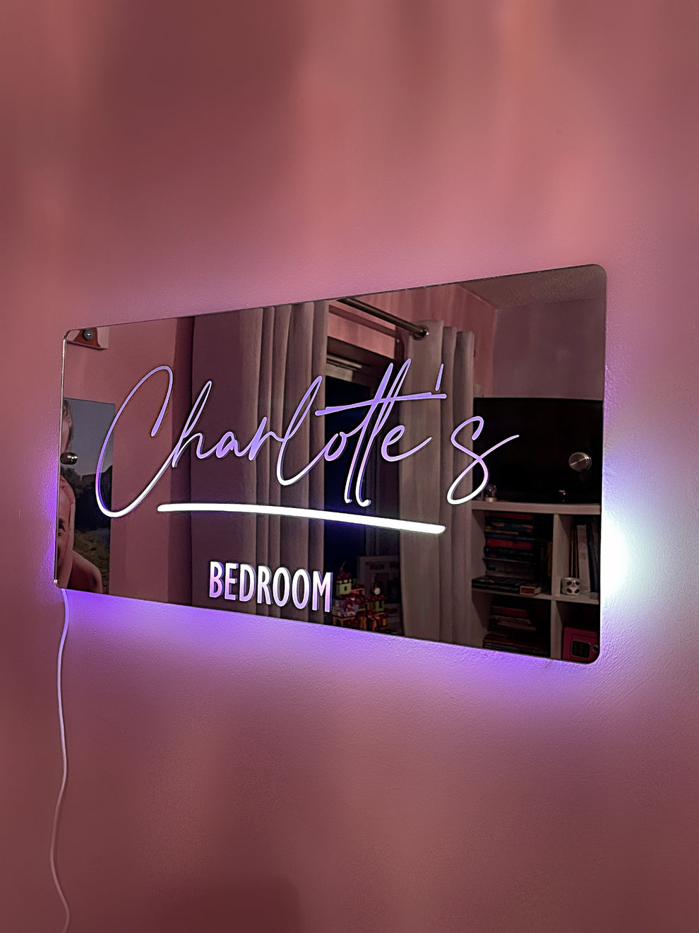 Personalised Name Mirror - Light Up Mirror