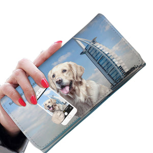 Explore The World With Your Golden Retriever - Women Wallet V1