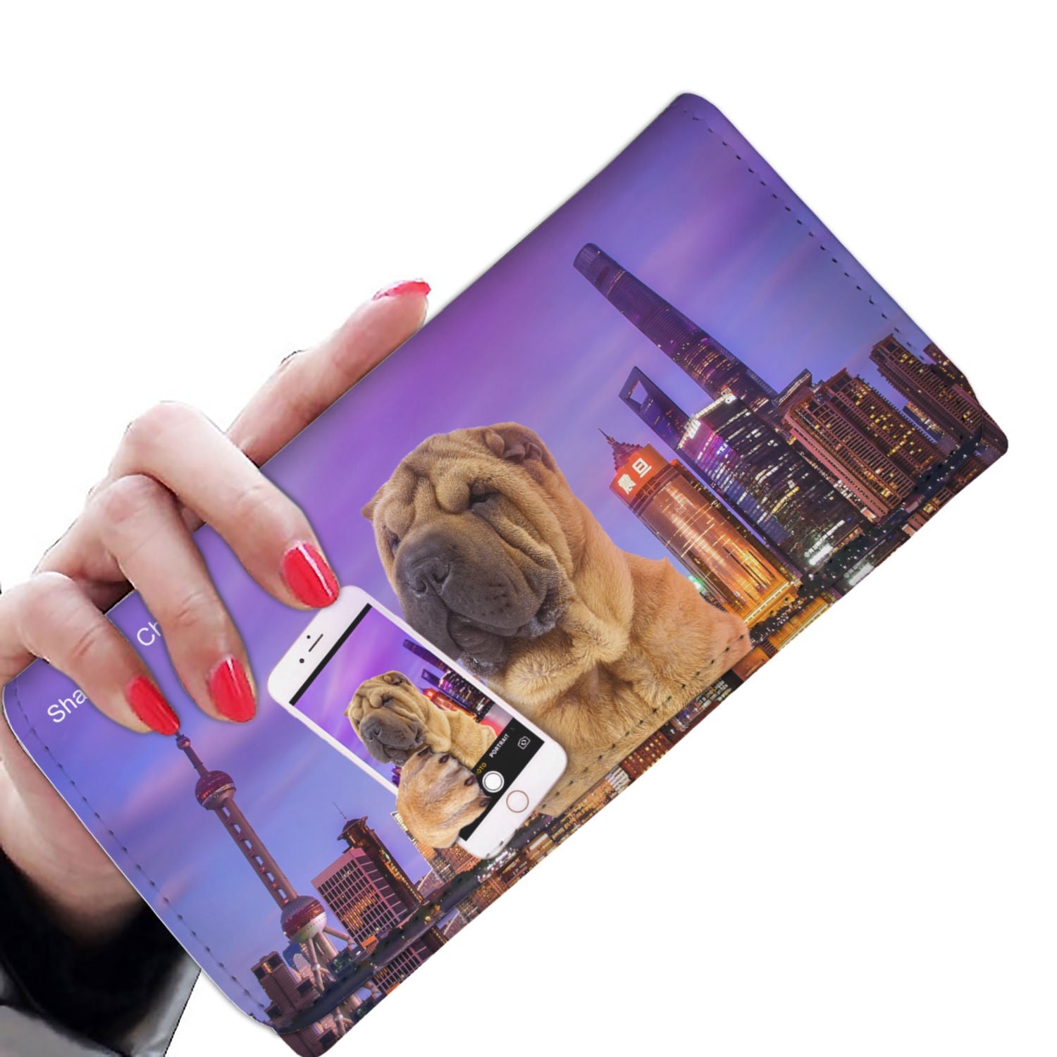 Explore The World With Your Shar Pei - Women Wallet V1