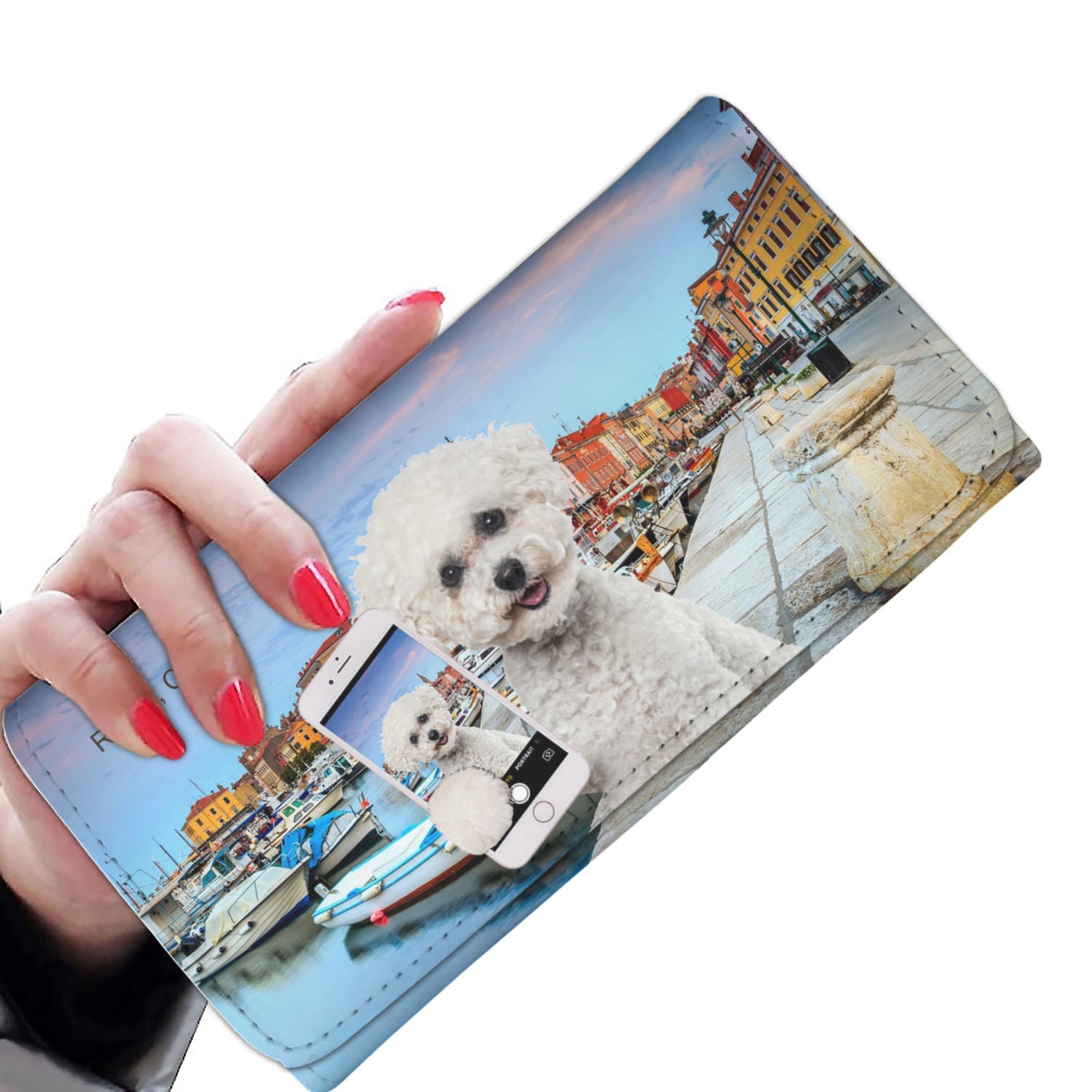 Explore The World With Your Bichon Frise - Women Wallet V1