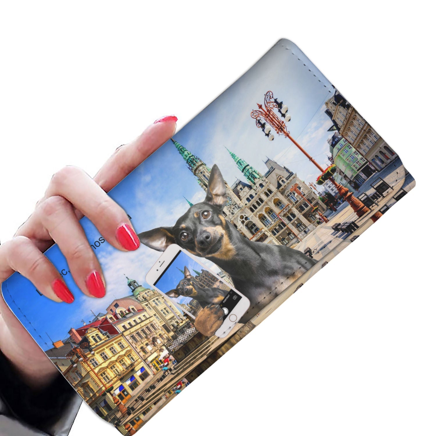 Explore The World With Your Miniature Pinscher  - Women Wallet V1