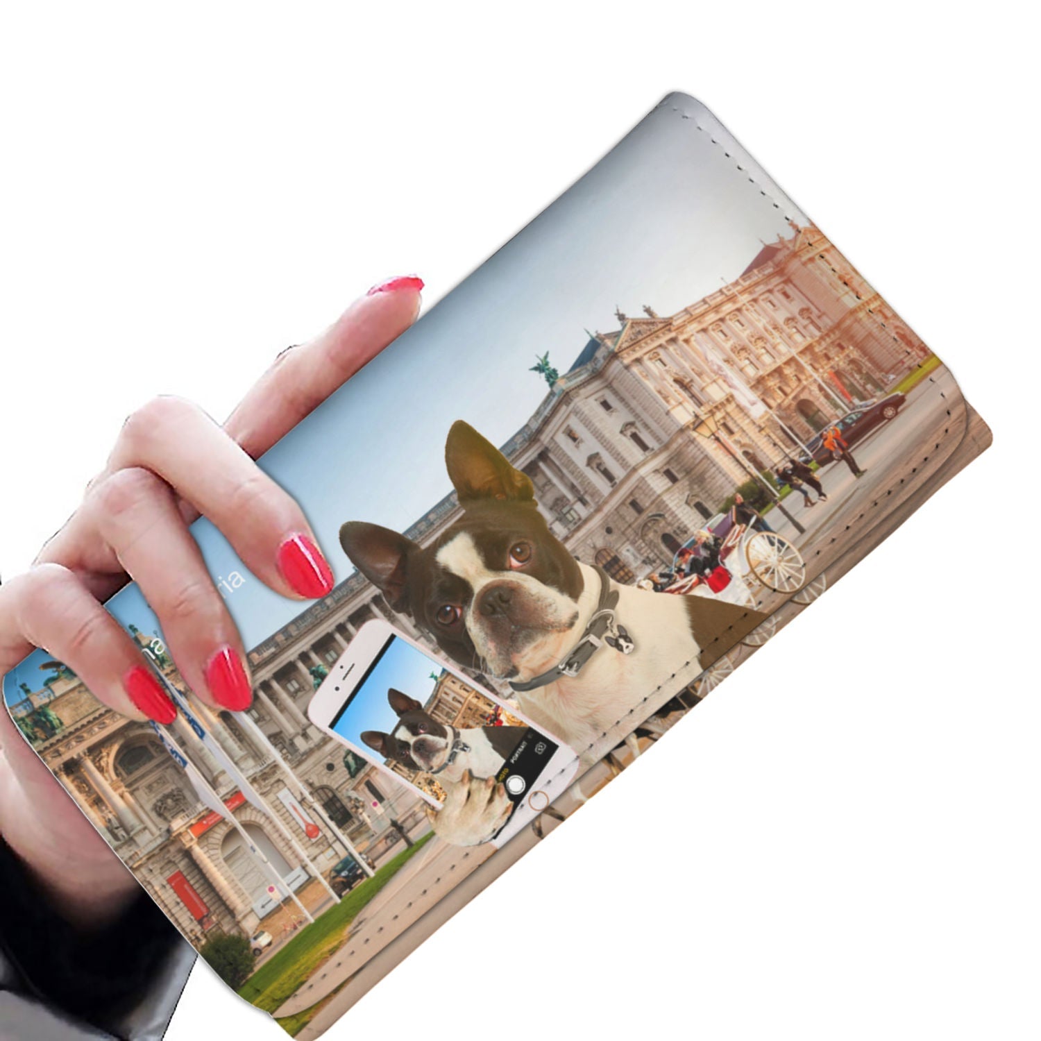 Explore The World With Your Boston Terrier - Women Wallet V5