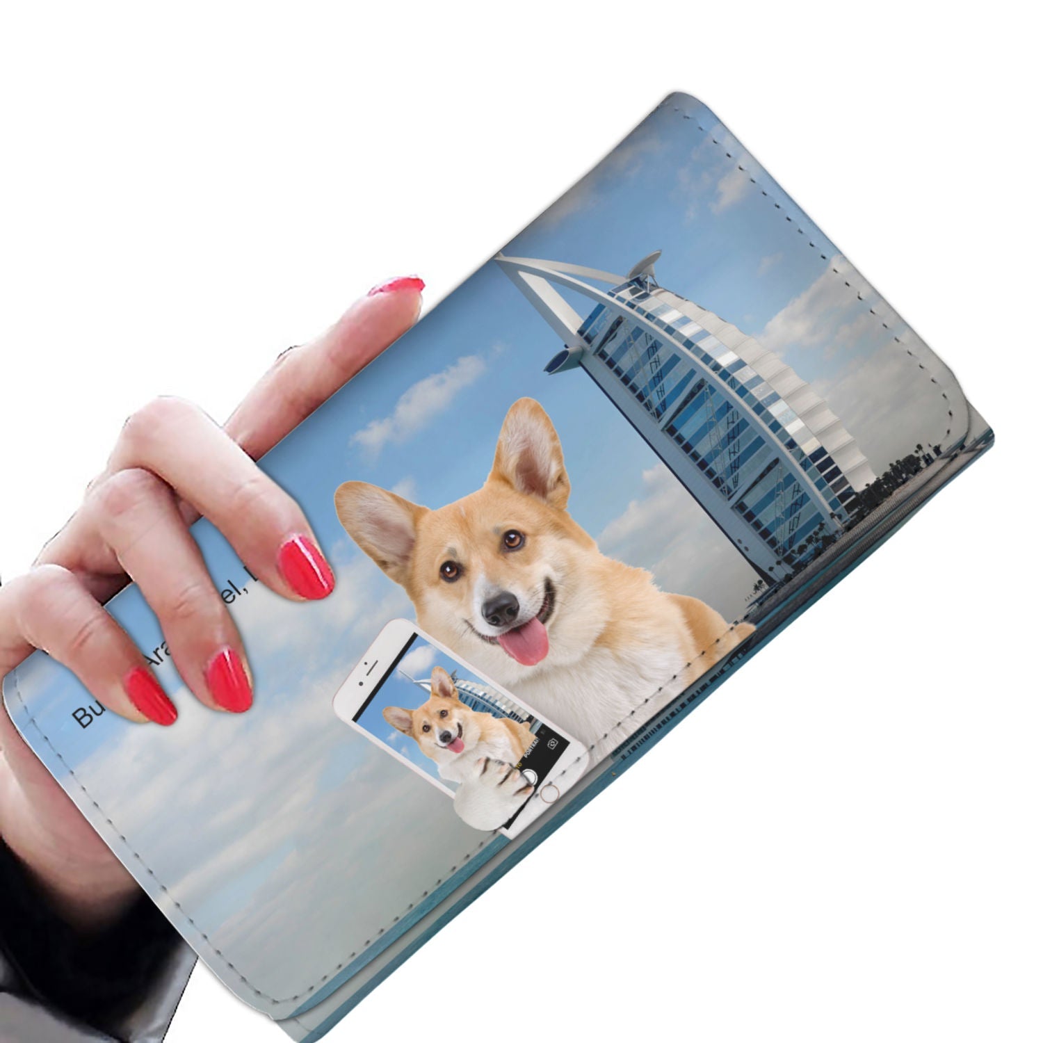 Explore The World With Your Welsh Corgi - Women Wallet V2