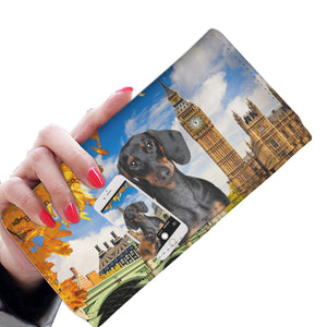 Explore The World With Your Dachshund - Women Wallet V3