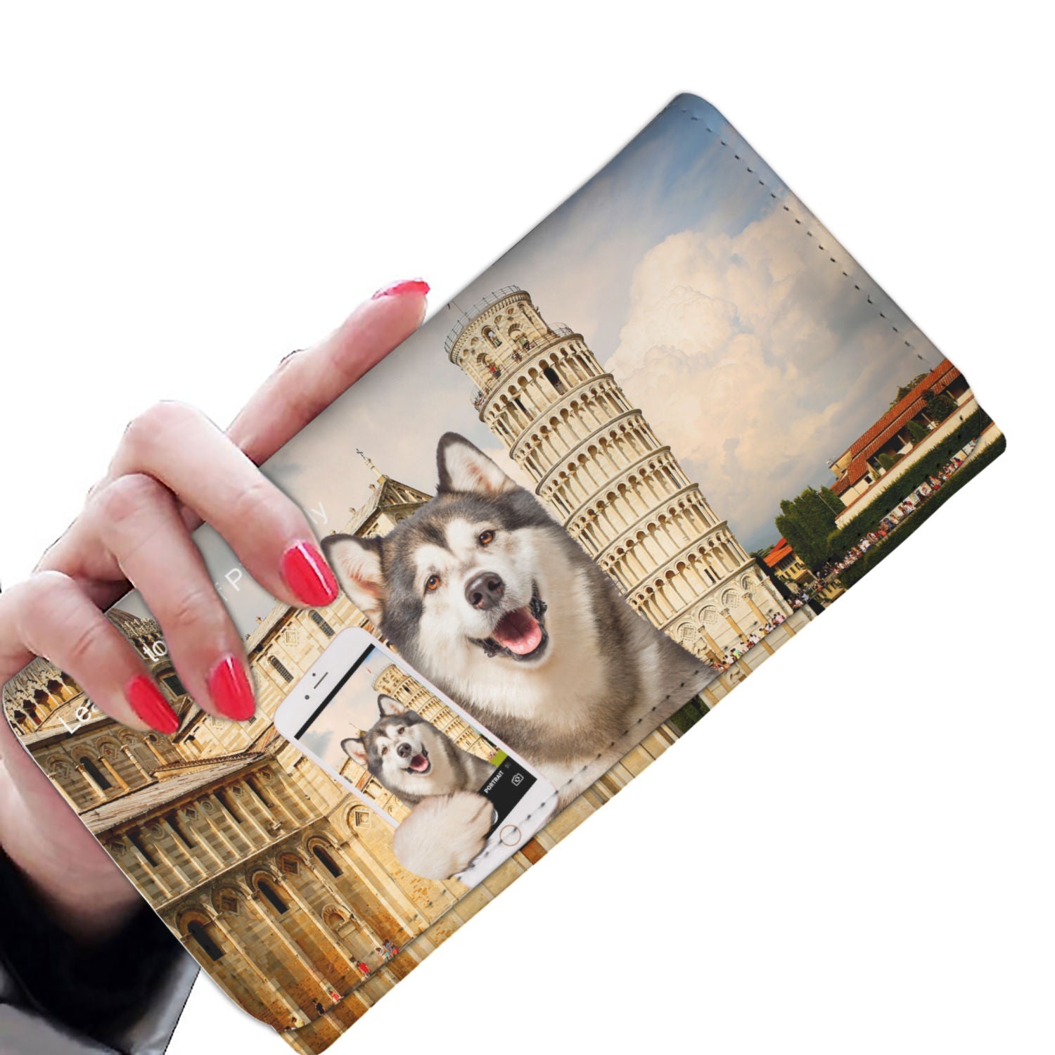 Explore The World With Your Alaskan Malamute - Women Wallet V2