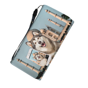 Explore The World With Your Alaskan Malamute - Women Wallet V3