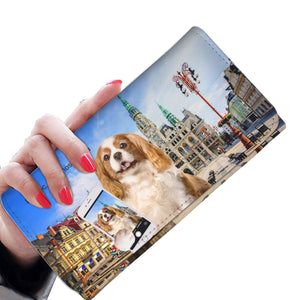 Explore The World With Your Cavalier King Charles Spaniel - Women Wallet V3