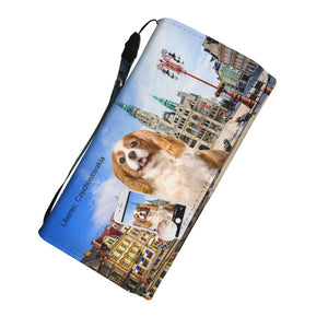 Explore The World With Your Cavalier King Charles Spaniel - Women Wallet V3