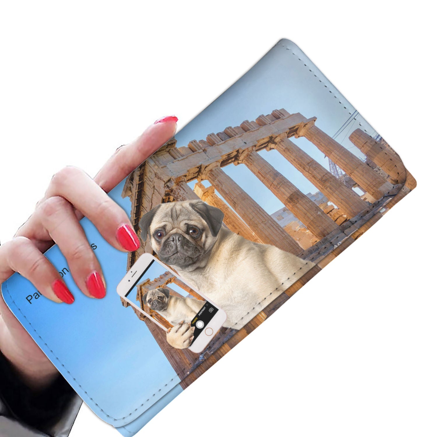 Explore The World With Your Pug - Women Wallet V2
