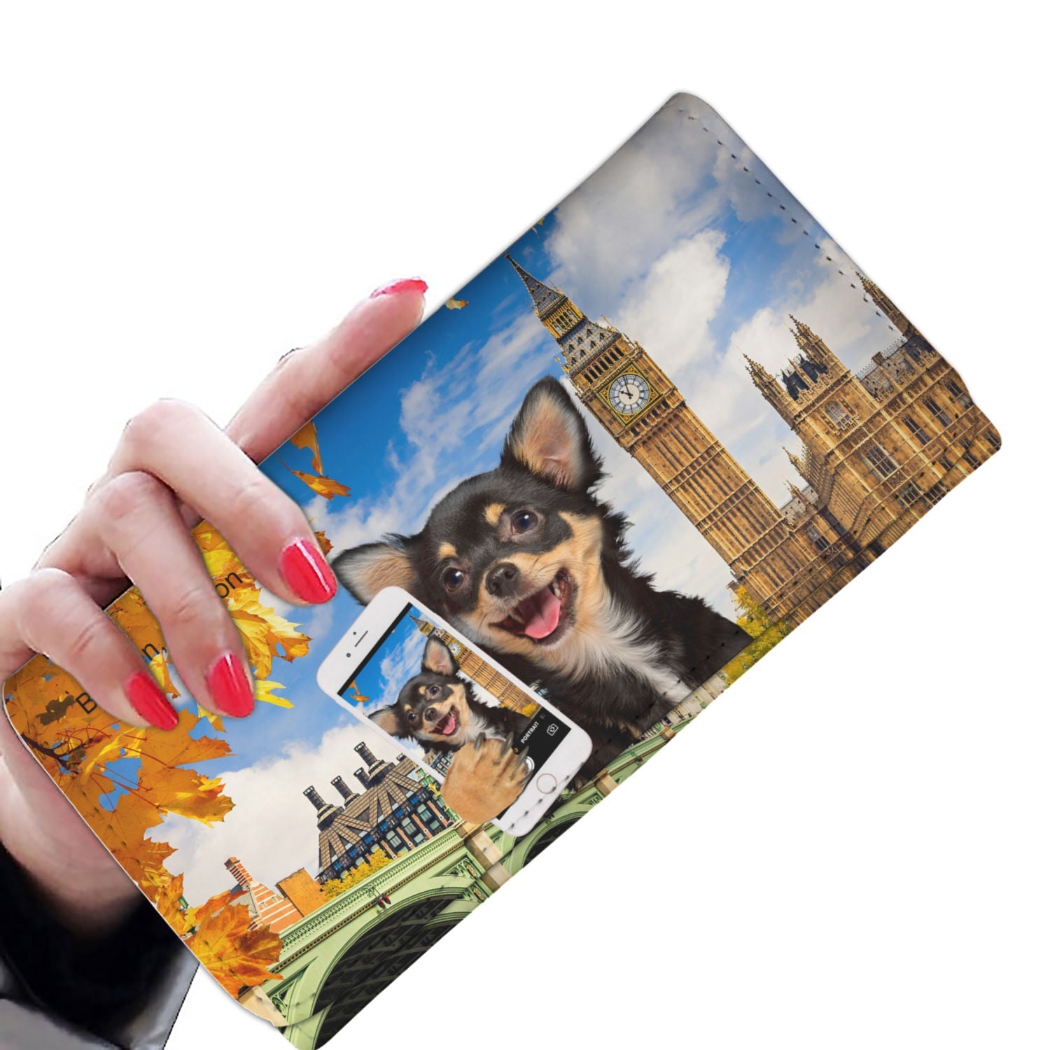 Explore The World With Your Chihuahua - Women Wallet V3