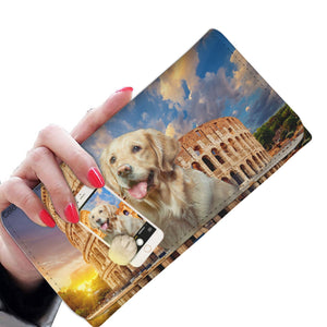 Explore The World With Your Golden Retriever - Women Wallet V3