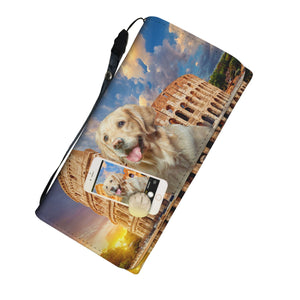 Explore The World With Your Golden Retriever - Women Wallet V3
