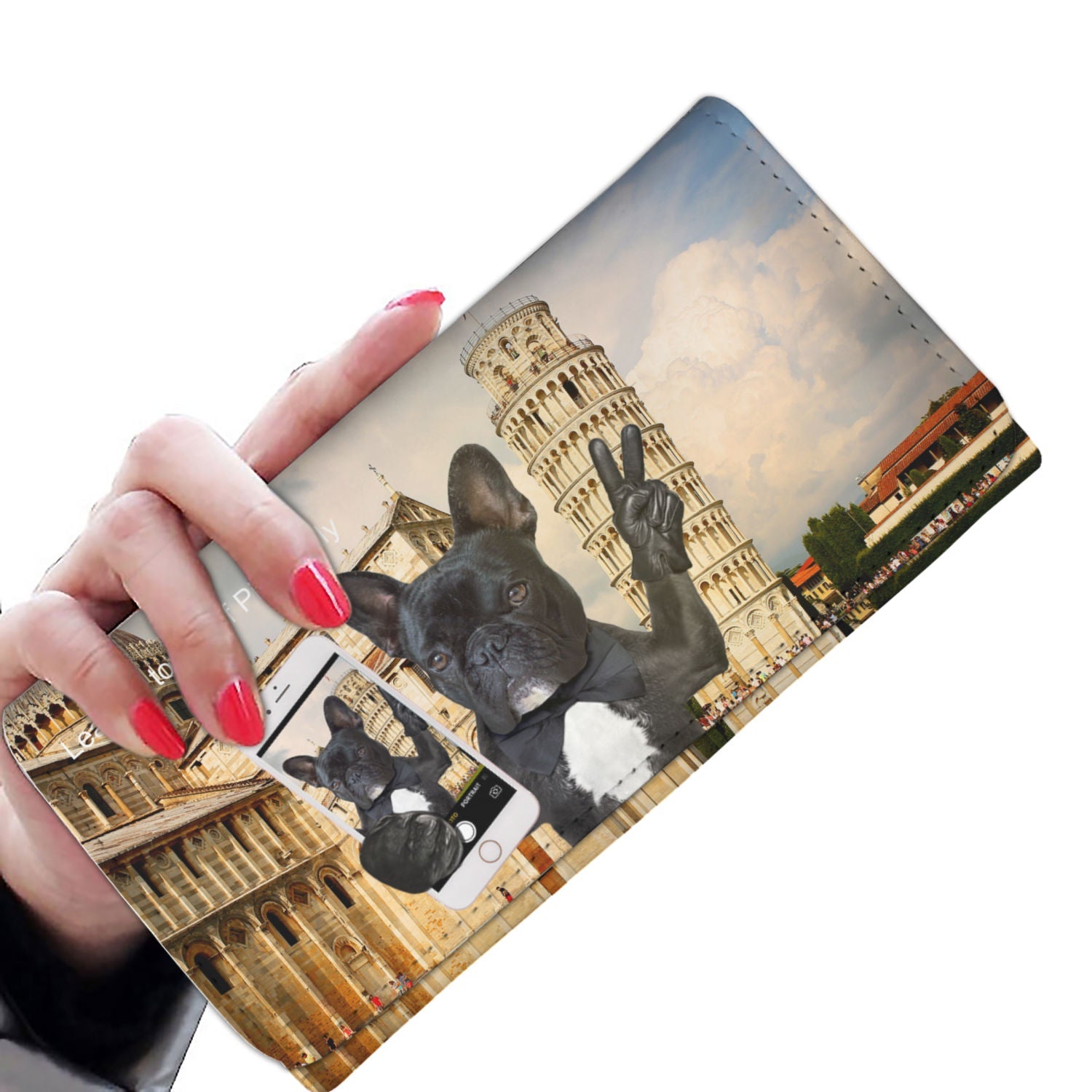 Explore The World With Your French Bulldog - Women Wallet V3
