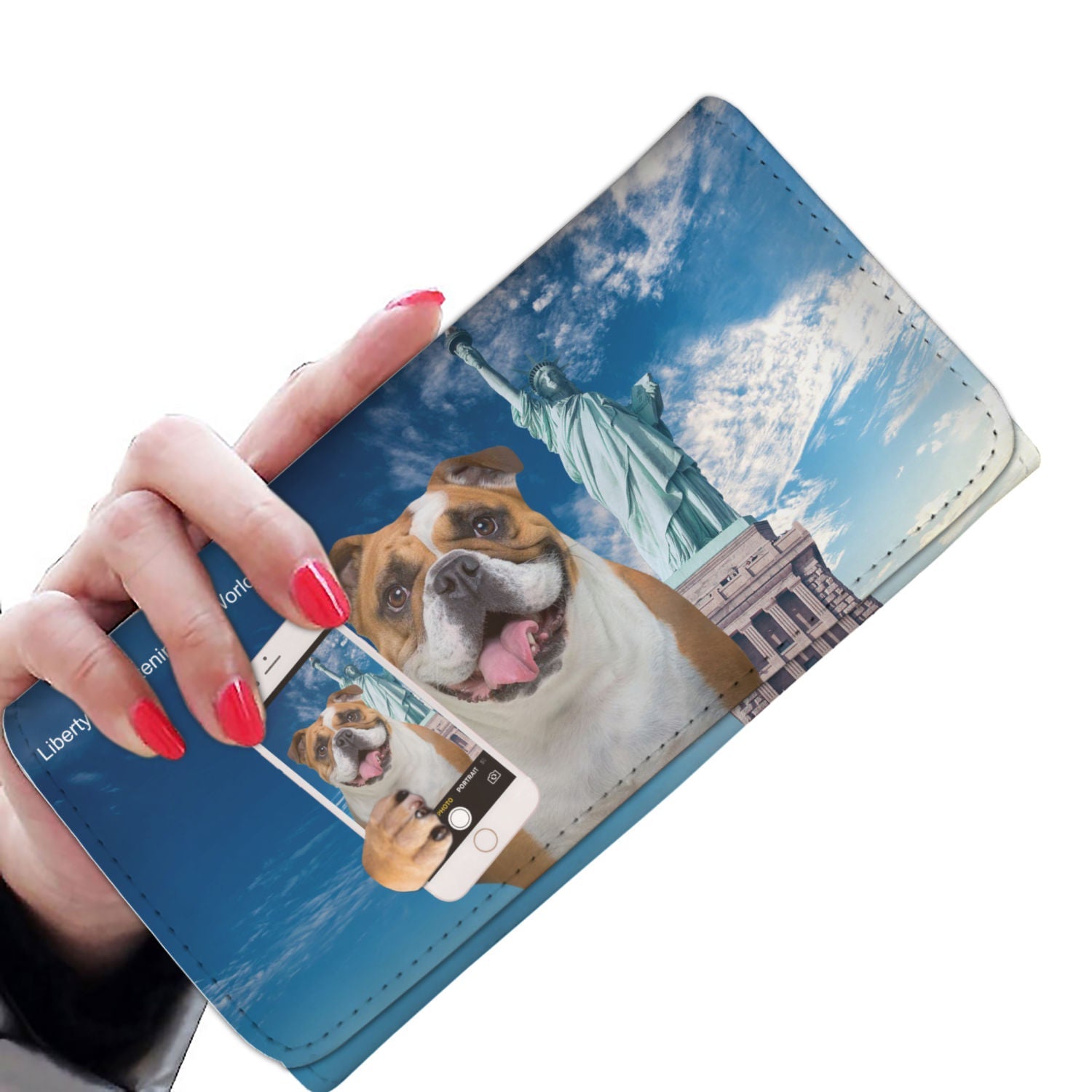 Explore The World With Your English Bulldog - Women Wallet V2