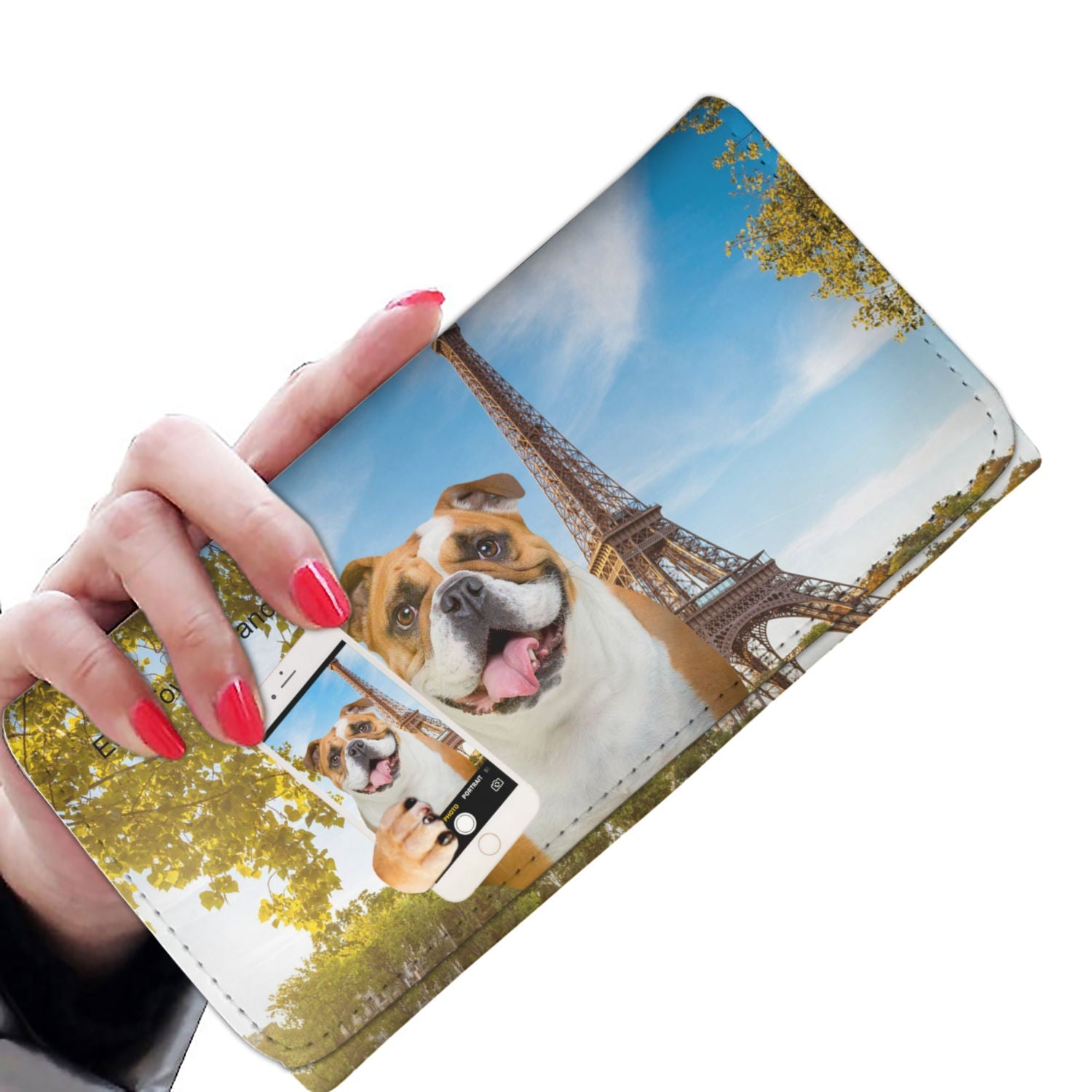 Explore The World With Your English Bulldog - Women Wallet V3