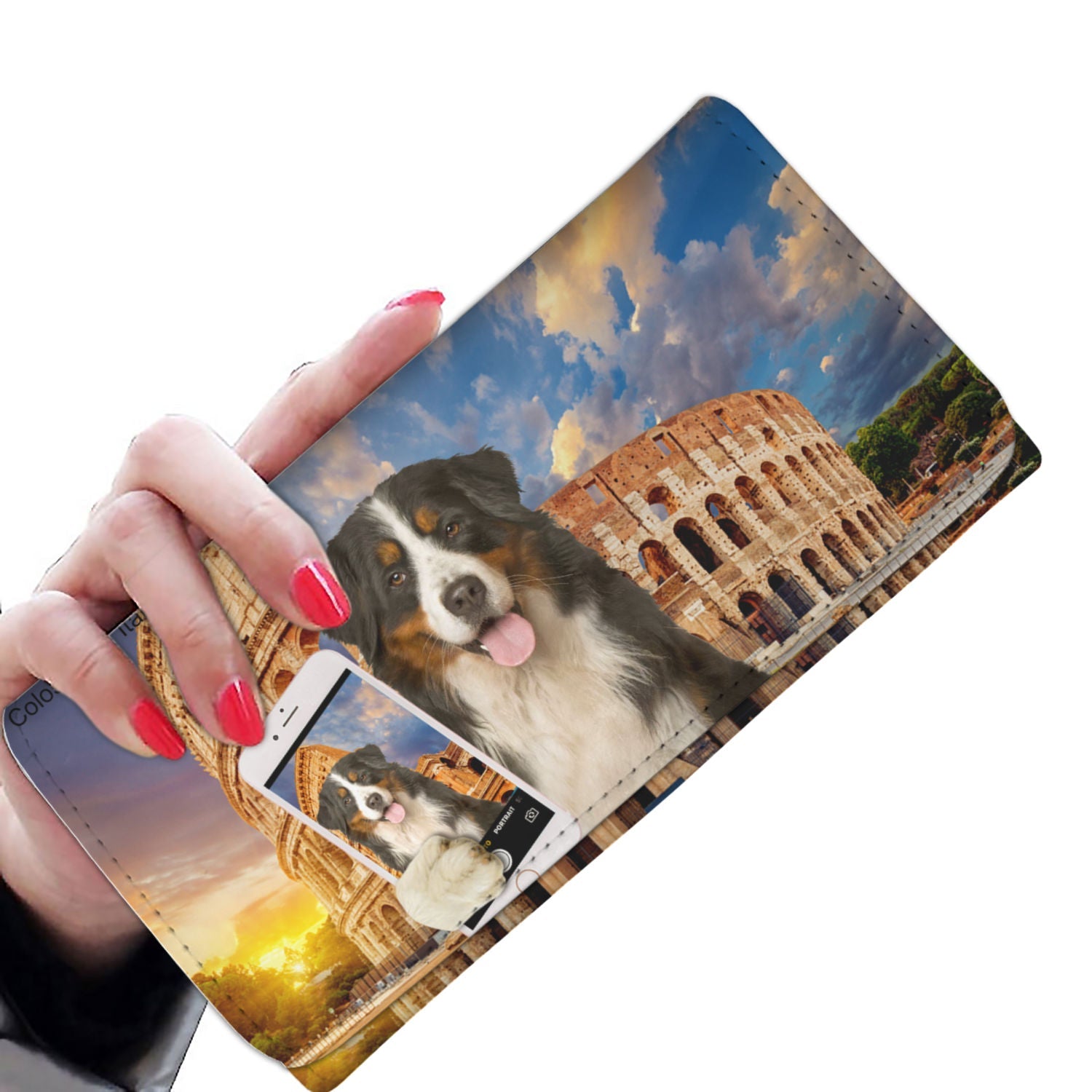 Explore The World With Your Bernese Mountain - Women Wallet V2