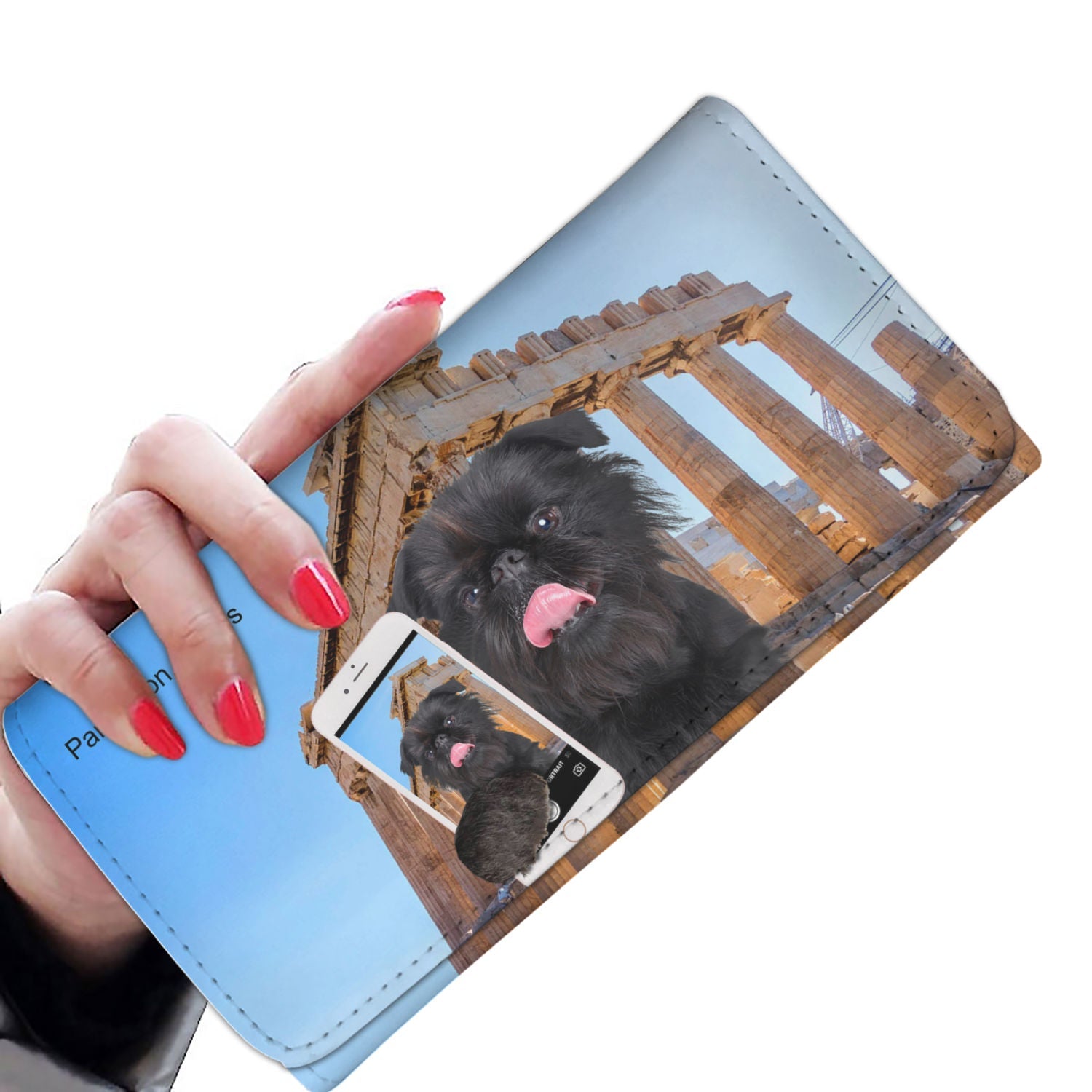 Explore The World With Your Griffon Bruxellois - Women Wallet V1