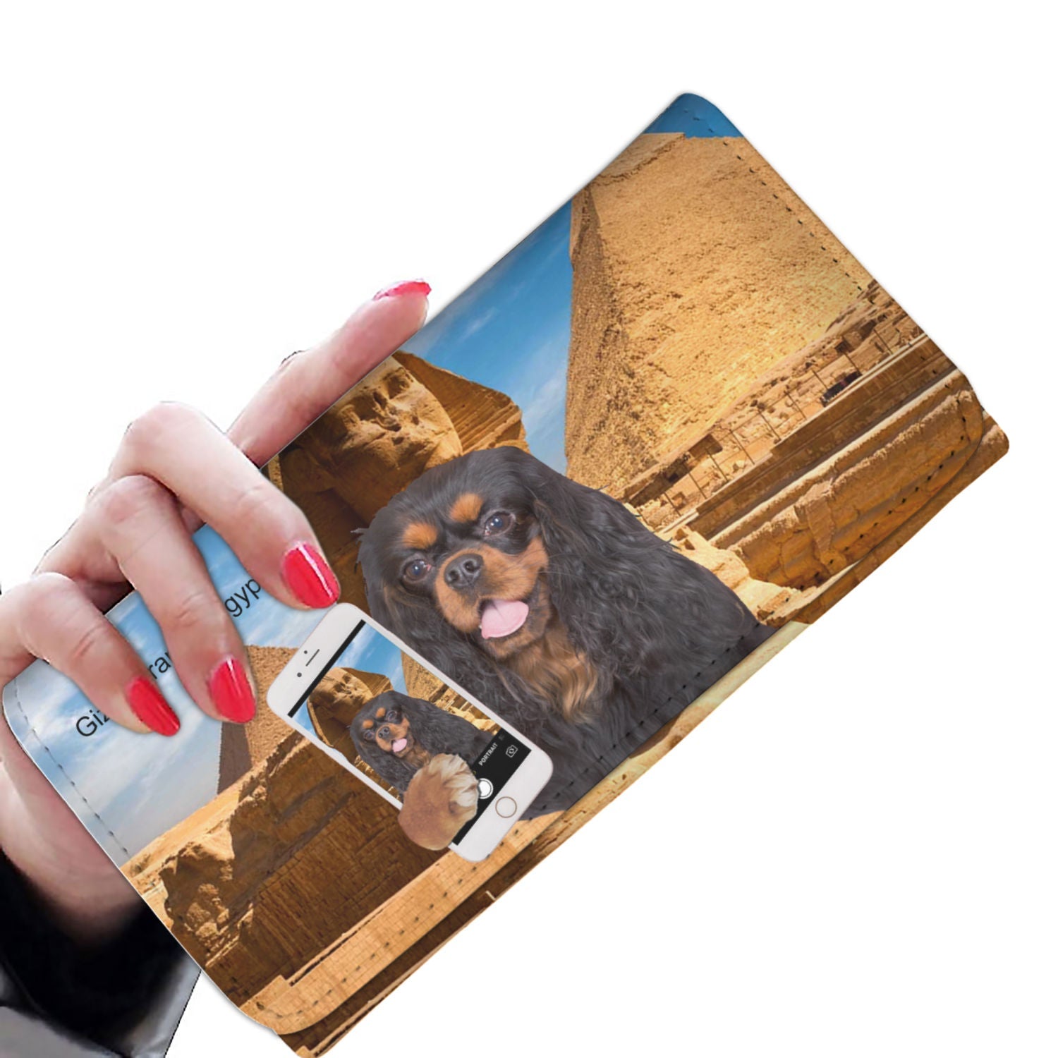 Explore The World With Your Cavalier King Charles Spaniel - Women Wallet V5