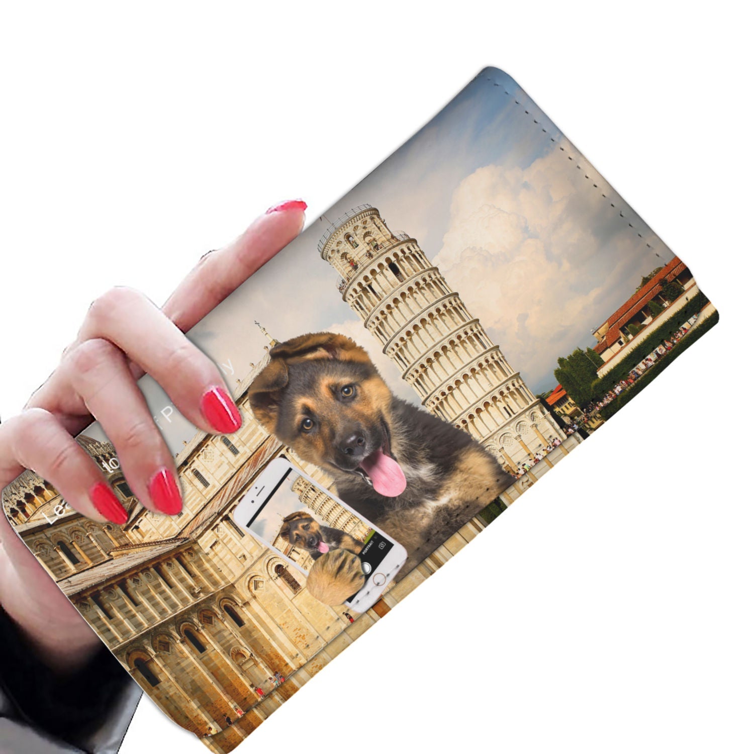 Explore The World With Your English German Shepherd - Women Wallet V1