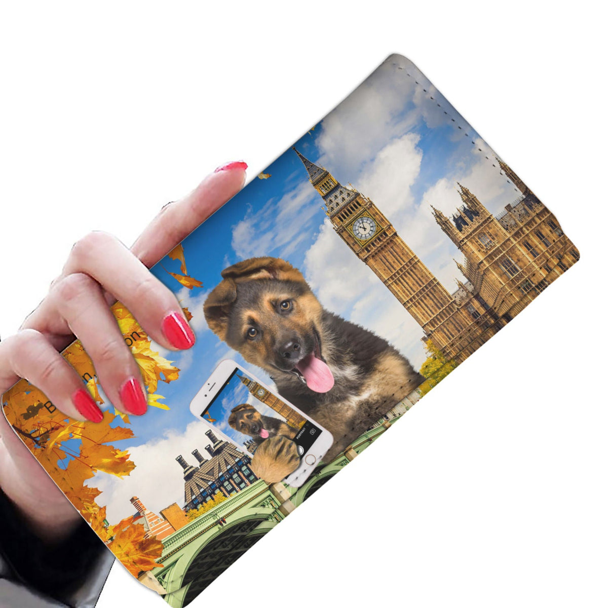 Explore The World With Your English German Shepherd - Women Wallet V2