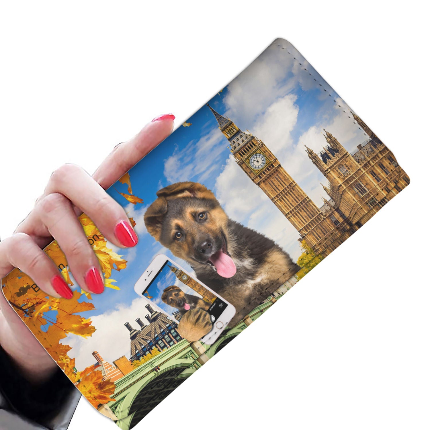 Explore The World With Your English German Shepherd - Women Wallet V2