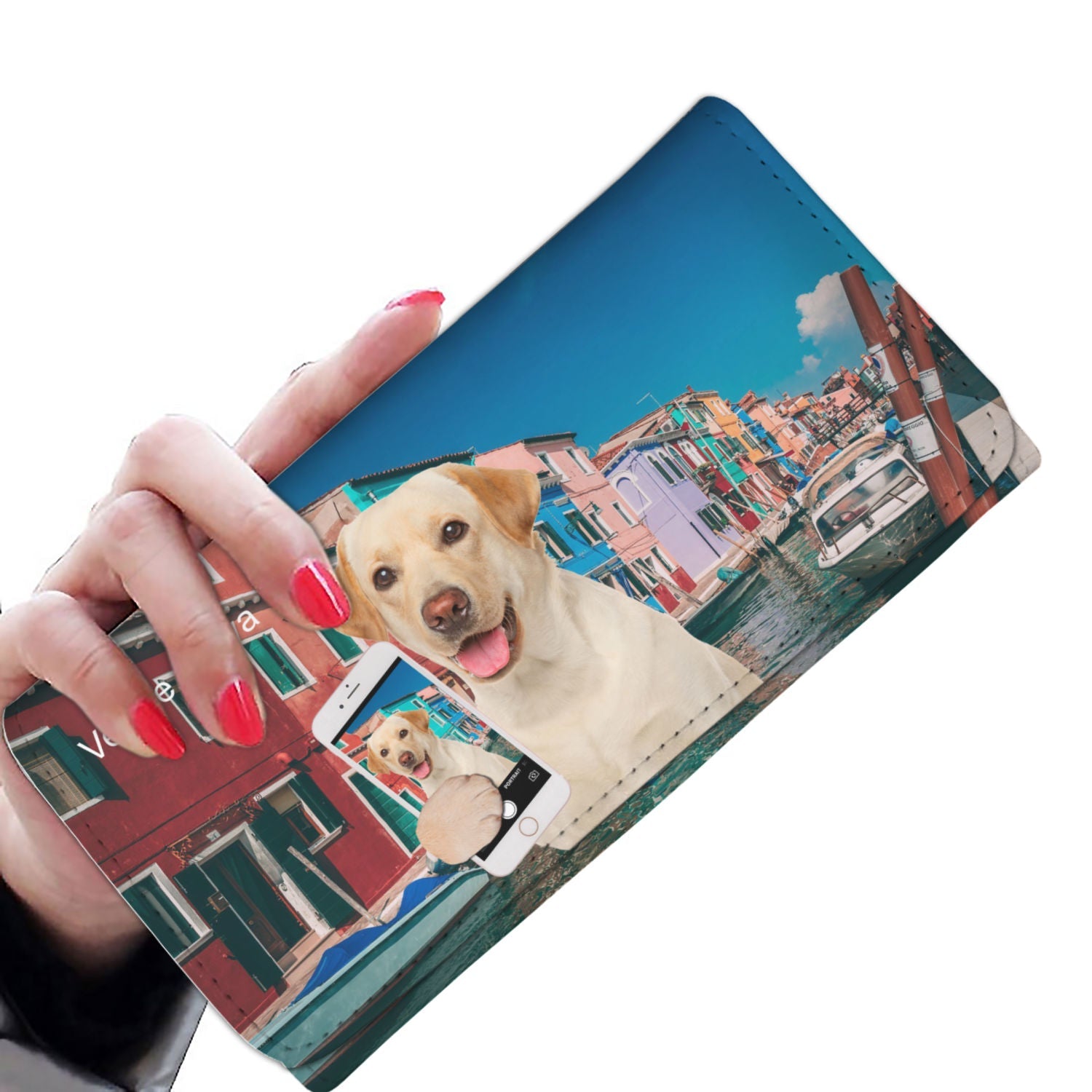 Explore The World With Your English Labrador - Women Wallet V1